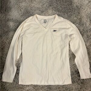 Reebok Women's White Long Sleeve Tee
